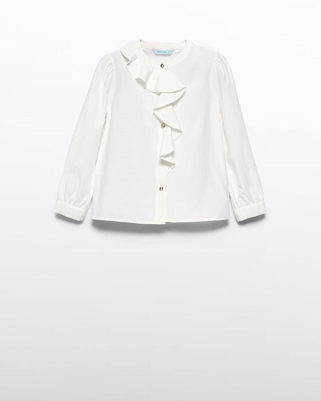 Abel & Lula Meisjes blouse viscose - Natural Abel & Lula Meisjes blouse viscose - Natural Materiaal