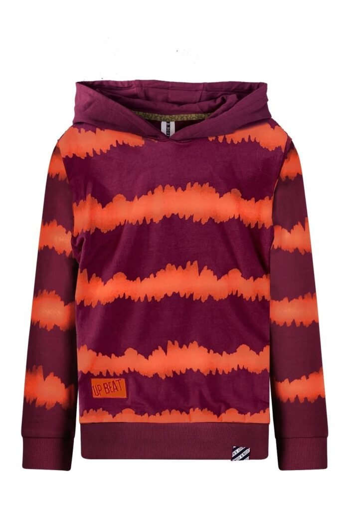 B.Nosy Jongens hoodie - Steve - Tie dye grape B.Nosy Jongens hoodie - Steve - Tie dye grapeMateriaal 95% GOTS 5% EA