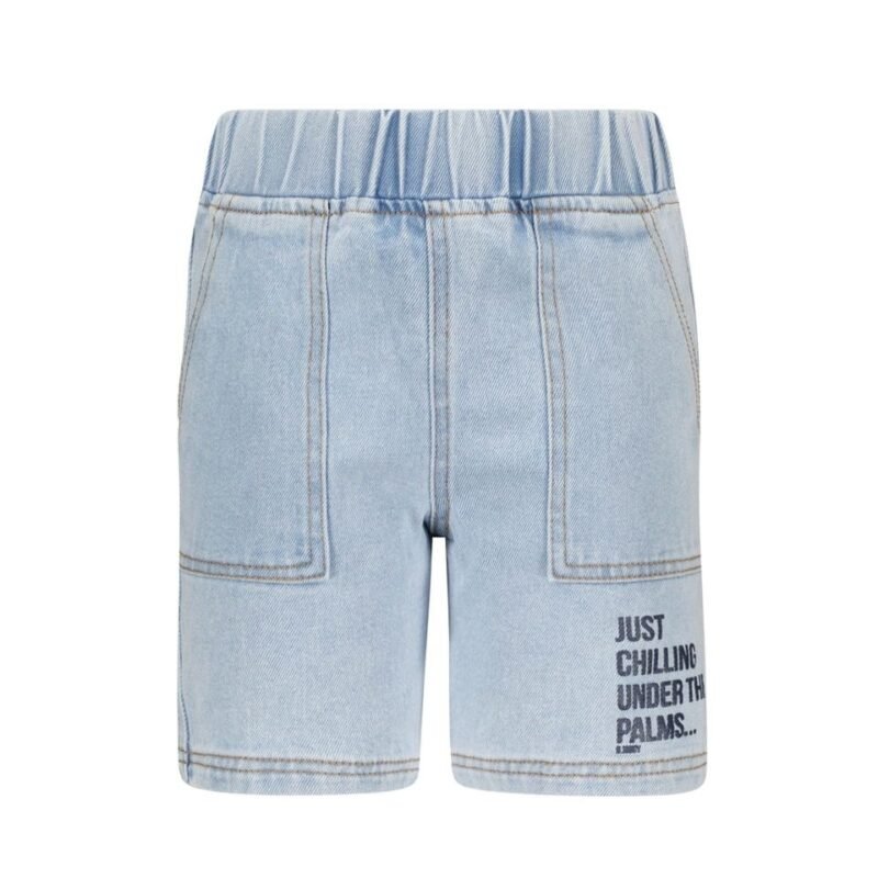 B.Nosy Jongens jeans short - Melle - Vivid denim B.Nosy Jongens jeans short - Melle - Vivid denimMateriaal