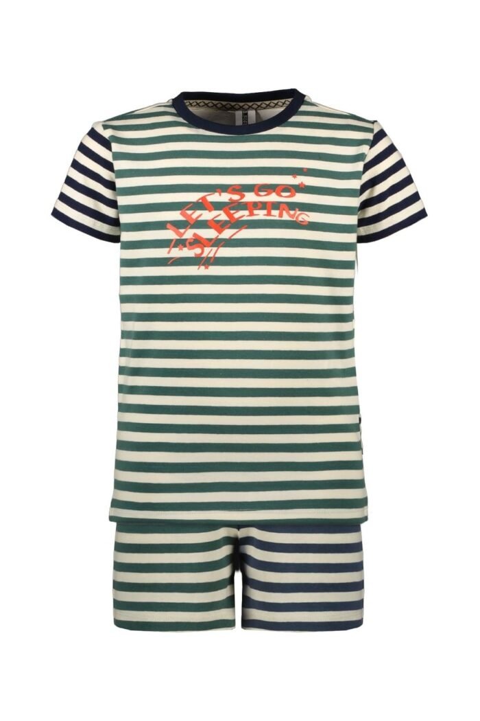 B.Nosy Jongens pyjama - Sebb - Groovy streep B.Nosy Jongens pyjama - Sebb - Groovy streepMateriaal Jersey100%