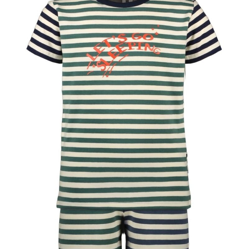 B.Nosy Jongens pyjama - Sebb - Groovy streep B.Nosy Jongens pyjama - Sebb - Groovy streepMateriaal Jersey100%
