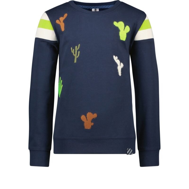 B.Nosy Jongens sweater - Navy blauw B.Nosy Jongens sweater - Navy blauw95% SCO 5% EA