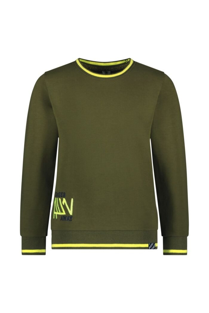 B.Nosy Jongens sweater - Samuel - Hunter groen B.Nosy Jongens sweater - Samuel - Hunter groenMateriaal 95% GOTS 5% EA