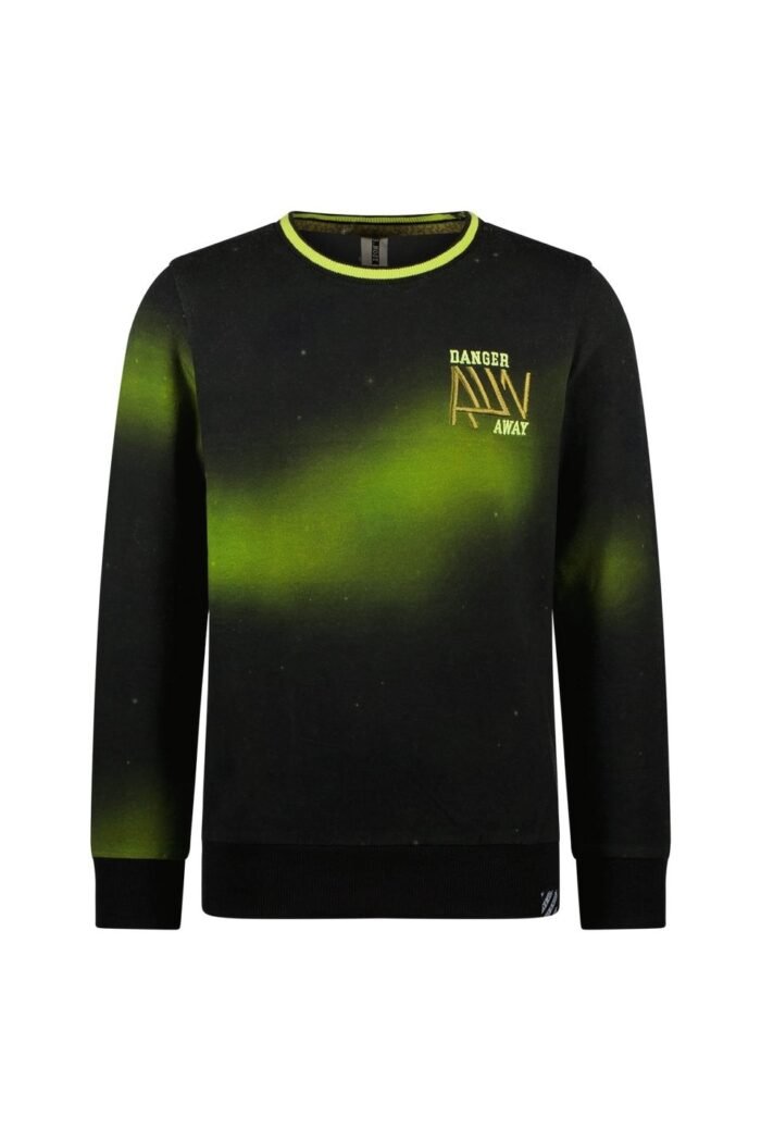 B.Nosy Jongens sweater - Seth - Galaxy groen B.Nosy Jongens sweater - Seth - Galaxy groenMateriaal 95% GOTS 5% EA