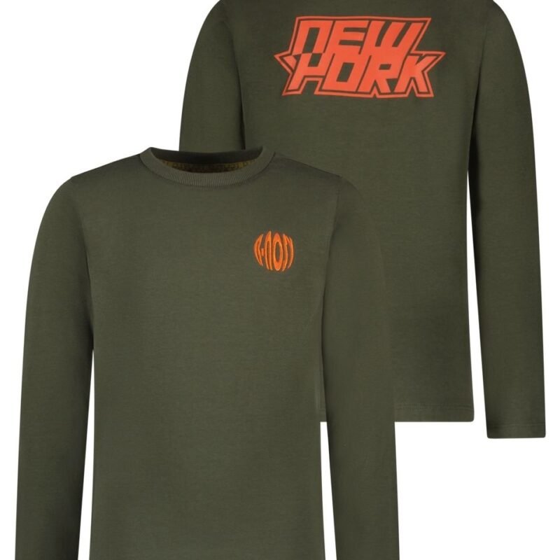 B.Nosy Jongens t-shirt - Trevor - Climbing ivy B.Nosy Jongens t-shirt - Trevor - Climbing ivyMateriaal 95% GOTS 5% EA