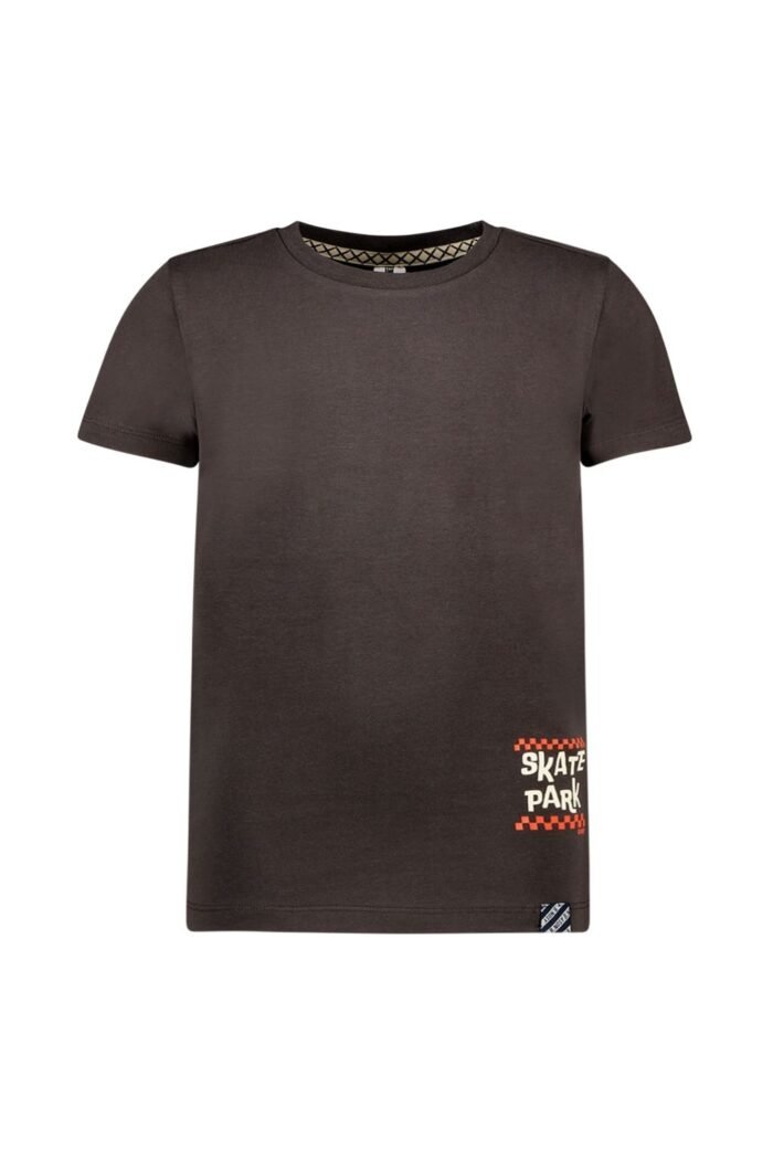 B.Nosy Jongens t-shirt monster artwork - Roger - Antraciet grijs B.Nosy Jongens t-shirt monster artwork - Roger - Antraciet grijsMateriaal 95%CO
