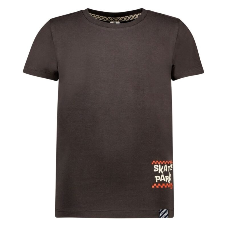 B.Nosy Jongens t-shirt monster artwork - Roger - Antraciet grijs B.Nosy Jongens t-shirt monster artwork - Roger - Antraciet grijsMateriaal 95%CO