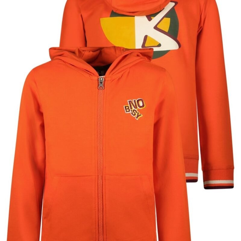B.Nosy Jongens vest - Cody - Orange glo B.Nosy Jongens vest - Cody - Orange gloMateriaal 95% GOTS 5% EA