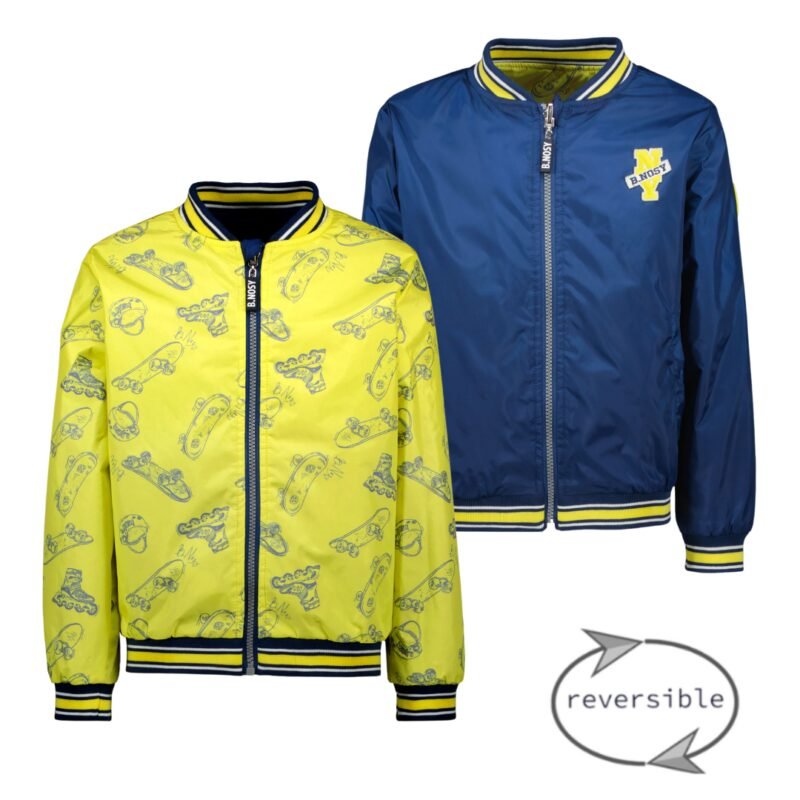 B.Nosy Jongens zomerjas reversibel - Lake blauw B.Nosy Jongens zomerjas reversibel - Lake blauw100% Recycled polyester