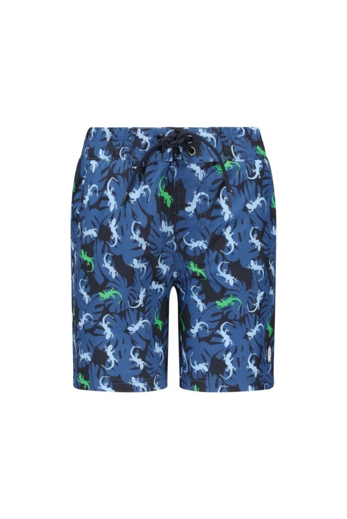 B.Nosy Jongens zwembroek - Gecko blauw AOP B.Nosy Jongens zwembroek - Gecko blauw AOP100% RPE