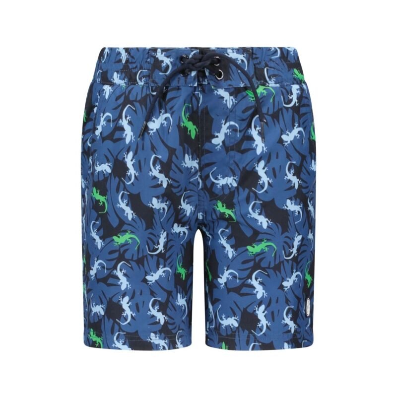 B.Nosy Jongens zwembroek - Gecko blauw AOP B.Nosy Jongens zwembroek - Gecko blauw AOP100% RPE