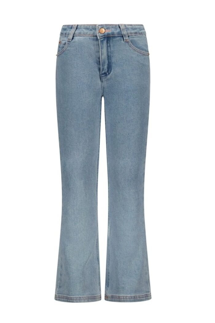 B.Nosy K3 Meisjes flair broek - Palma - Limit denim B.Nosy K3 Meisjes flair broek - Palma - Limit denimMateriaal Denim 64% polyester