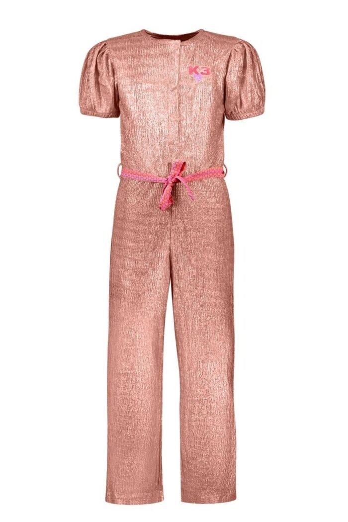 B.Nosy K3 Meisjes jumpsuit - Perzik B.Nosy K3 Meisjes jumpsuit - PerzikMateriaal 95% polyester