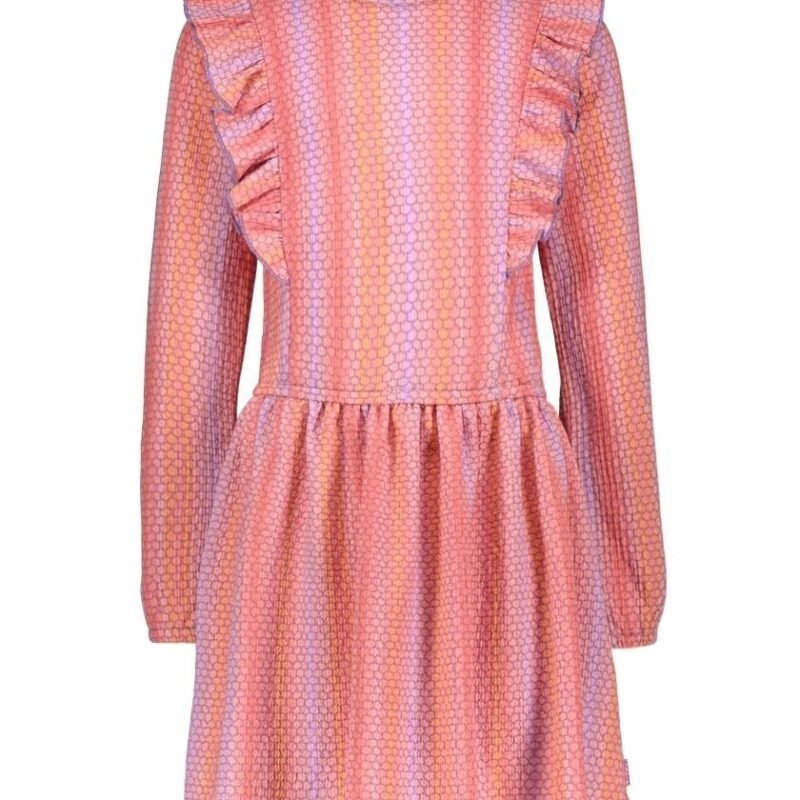B.Nosy K3 Meisjes jurk - Doutzen - Mermaid AOP B.Nosy K3 Meisjes jurk - Doutzen - Mermaid AOPMateriaal 95% recycled polyester