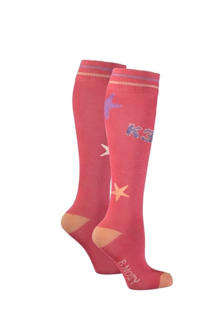 B.Nosy K3 Meisjes kniekousen - Passion roze B.Nosy K3 Meisjes kniekousen - Passion rozeMateriaal 78% Cotton