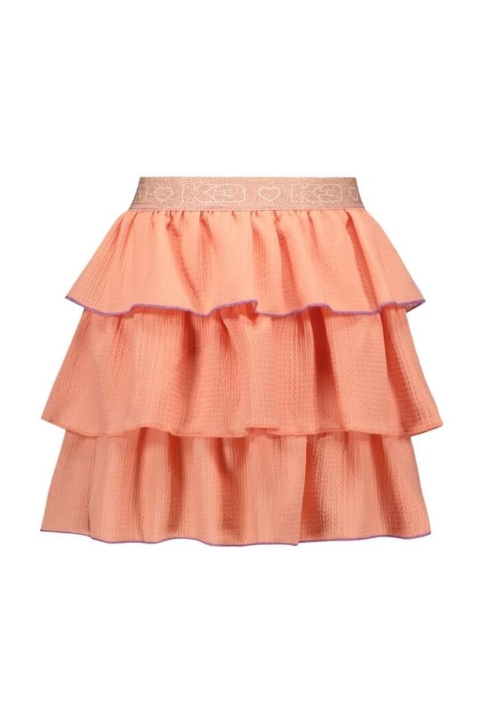 B.Nosy K3 Meisjes rok - Ruby - Perzik B.Nosy K3 Meisjes rok - Ruby - PerzikMateriaal 95% recycled polyester 5% elas