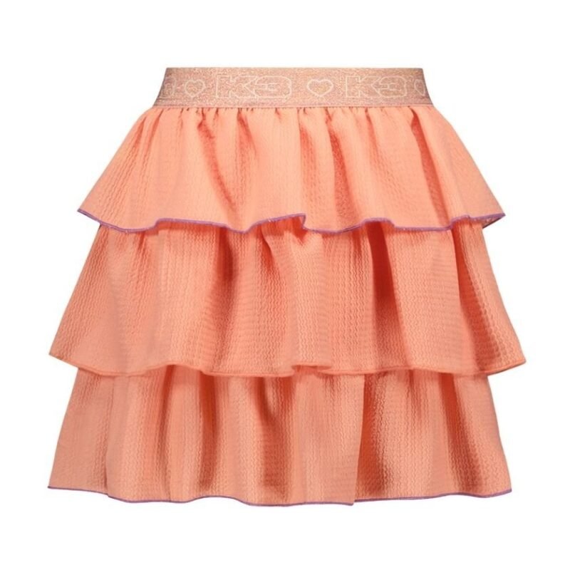 B.Nosy K3 Meisjes rok - Ruby - Perzik B.Nosy K3 Meisjes rok - Ruby - PerzikMateriaal 95% recycled polyester 5% elas