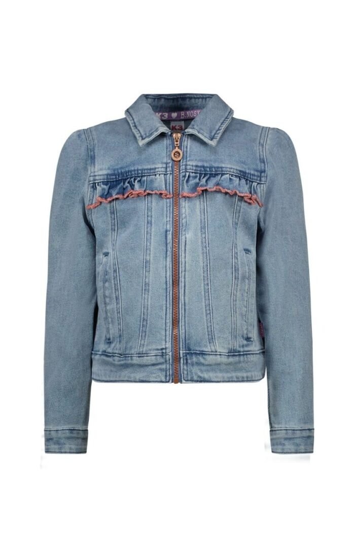 B.Nosy K3 Meisjes spijkerjasje - Limit denim B.Nosy K3 Meisjes spijkerjasje - Limit denimMateriaal Denim 64% polyester