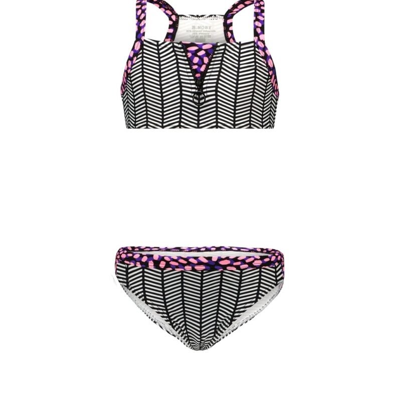 B.Nosy Meisjes bikini AOP - Chevron B.Nosy Meisjes bikini AOP - ChevronMateriaal swimwear 80% polyamide 20% ela