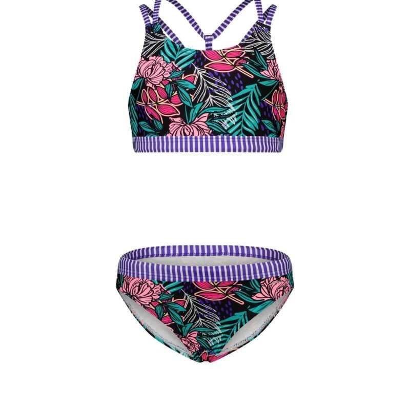 B.Nosy Meisjes bikini AOP sportief - Sporty flower B.Nosy Meisjes bikini AOP sportief - Sporty flowerMateriaal swimwear 80% polyamide 20% ela