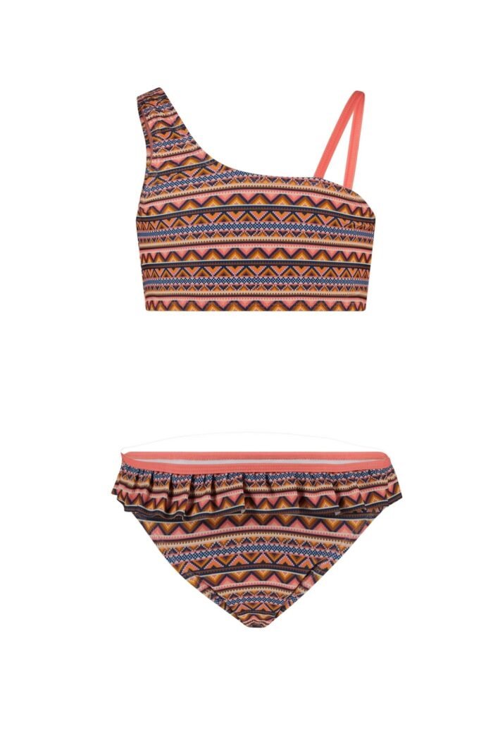 B.Nosy Meisjes bikini Samira - Blush aztec AOP B.Nosy Meisjes bikini Samira - Blush aztec AOPMateriaal