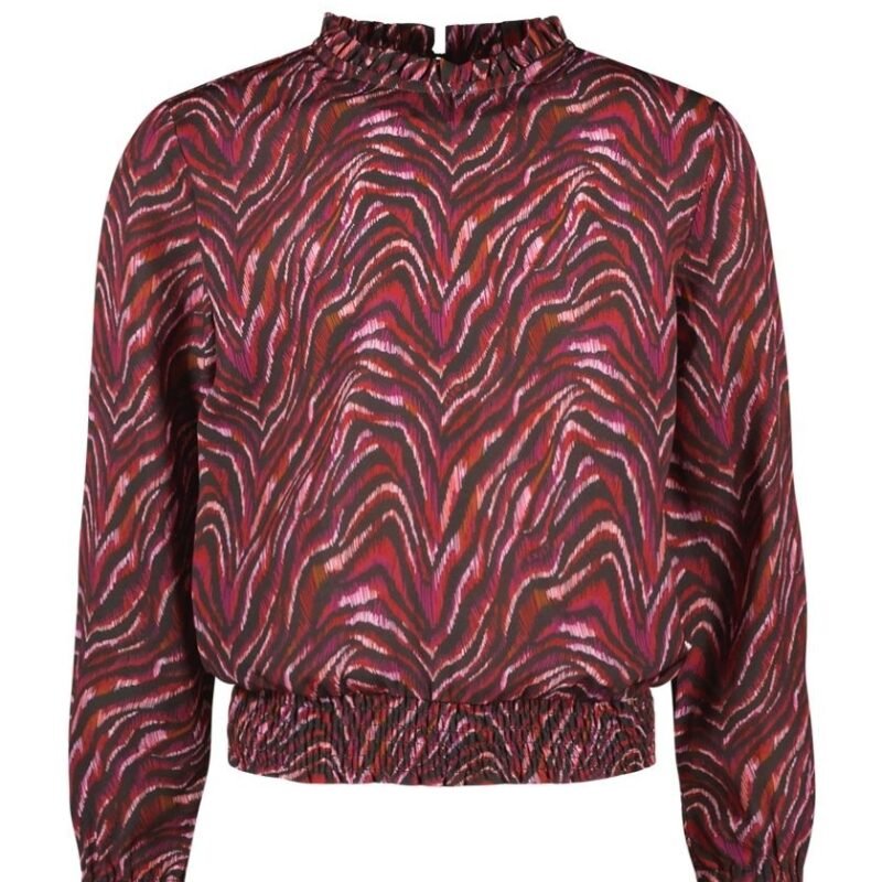 B.Nosy Meisjes blouse - Bella - Gleeful AOP B.Nosy Meisjes blouse - Bella - Gleeful AOPMateriaal 30% RPE