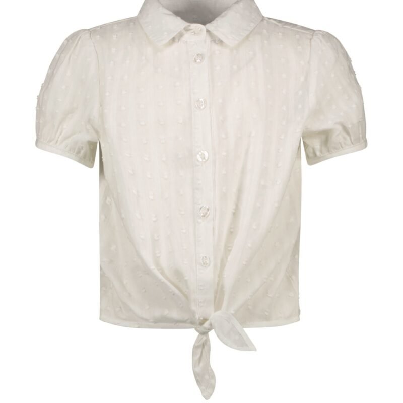 B.Nosy Meisjes blouse met knoop - Cotton B.Nosy Meisjes blouse met knoop - Cotton100% CO
