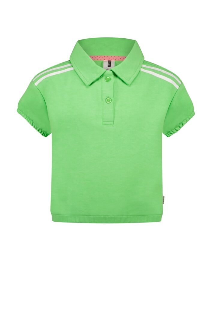 B.Nosy Meisjes cropped sweat top - Neon groen B.Nosy Meisjes cropped sweat top - Neon groen