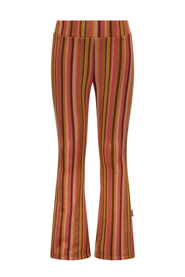 B.Nosy Meisjes flair broek - Phae - Gen streep AOP B.Nosy Meisjes flair broek - Phae - Gen streep AOPMateriaal 68% RPE