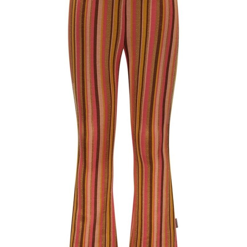 B.Nosy Meisjes flair broek - Phae - Gen streep AOP B.Nosy Meisjes flair broek - Phae - Gen streep AOPMateriaal 68% RPE