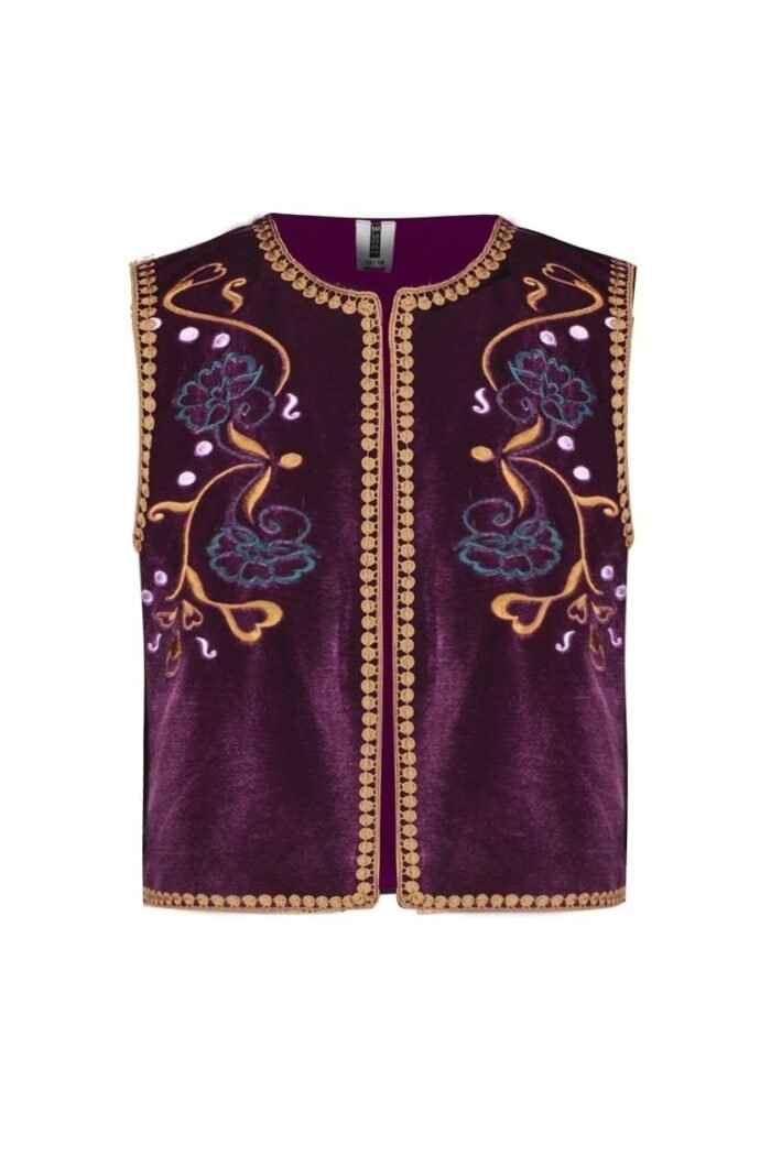 B.Nosy Meisjes gilet - Gaby - Grape Wine B.Nosy Meisjes gilet - Gaby - Grape WineMateriaal 100% PE