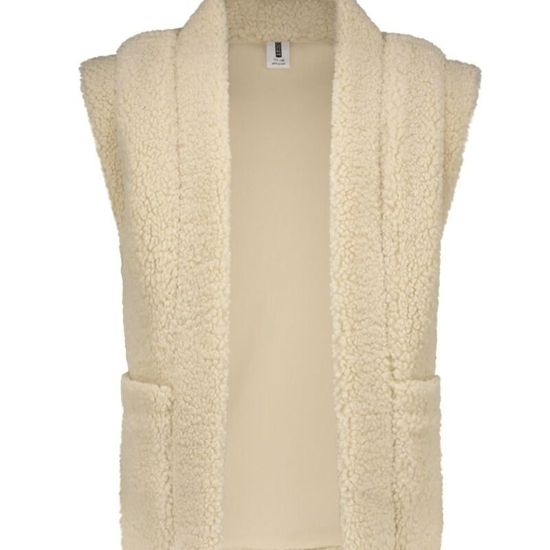 B.Nosy Meisjes gilet teddy - Georgie - Ecru B.Nosy Meisjes gilet teddy - Georgie - EcruMateriaal 100% PE