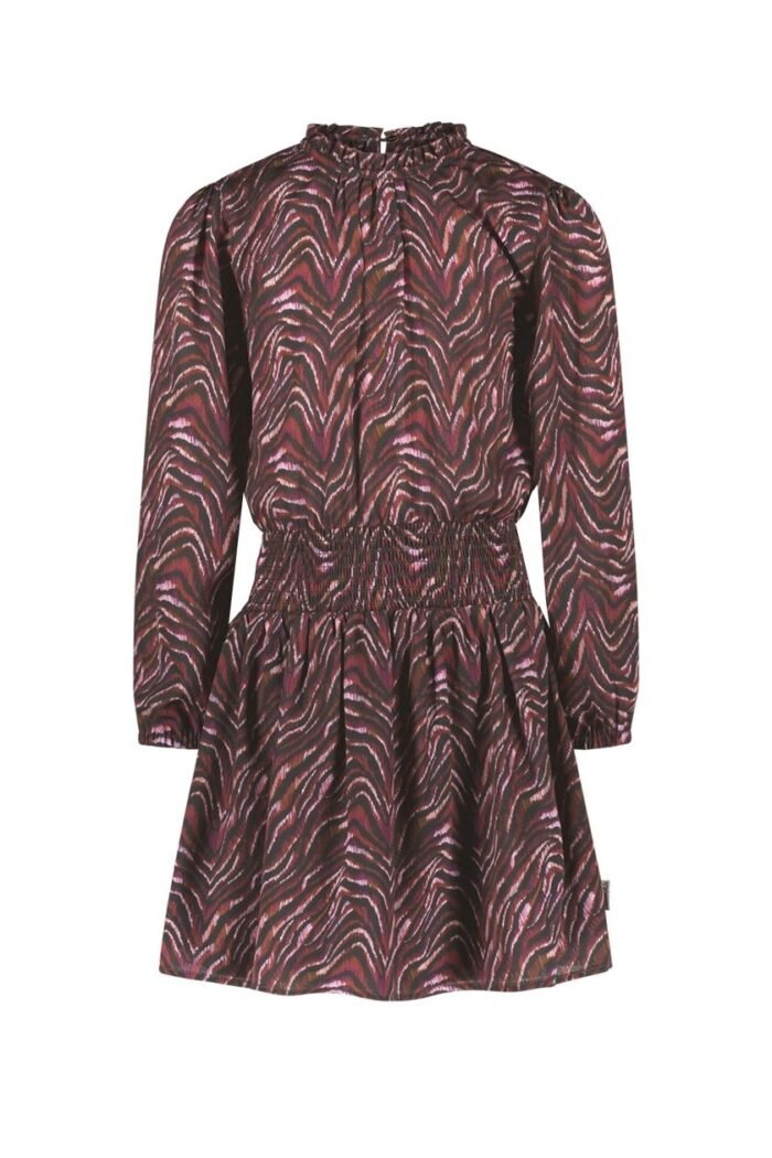 B.Nosy Meisjes jurk - Dee - Gleeful AOP B.Nosy Meisjes jurk - Dee - Gleeful AOPMateriaal 30% RPE