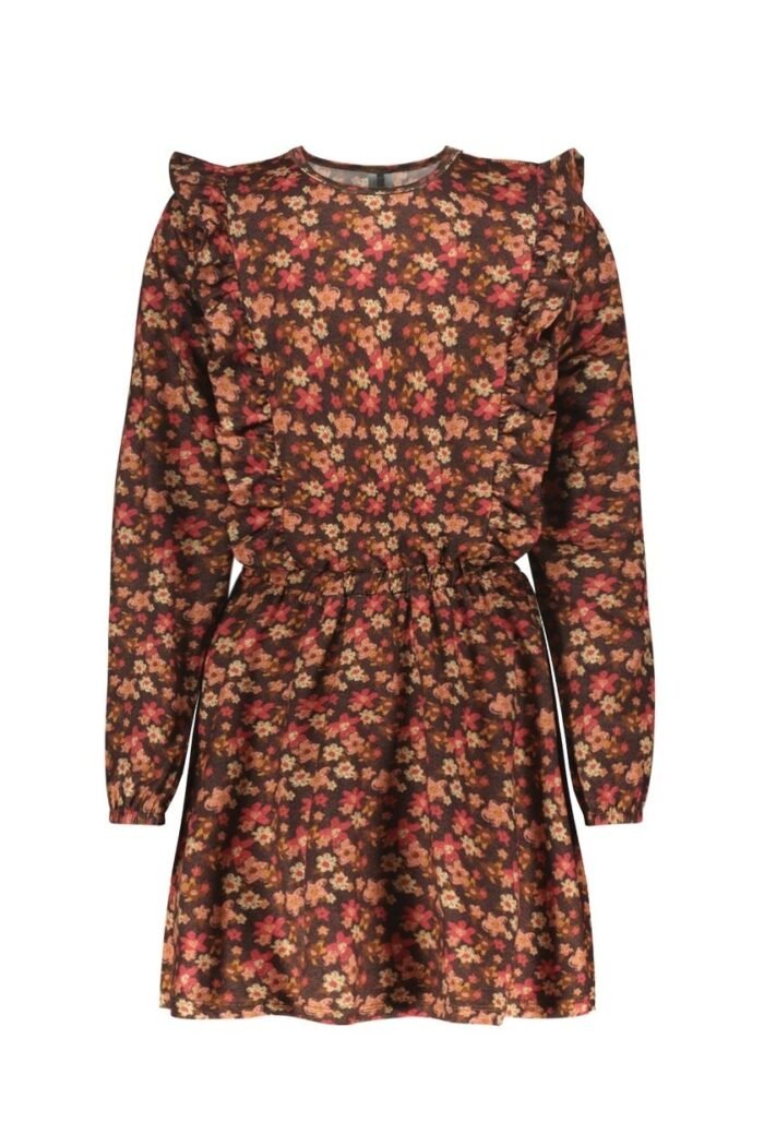 B.Nosy Meisjes jurk - Dionne - Genuine AOP B.Nosy Meisjes jurk - Dionne - Genuine AOPMateriaal 96% RPE
