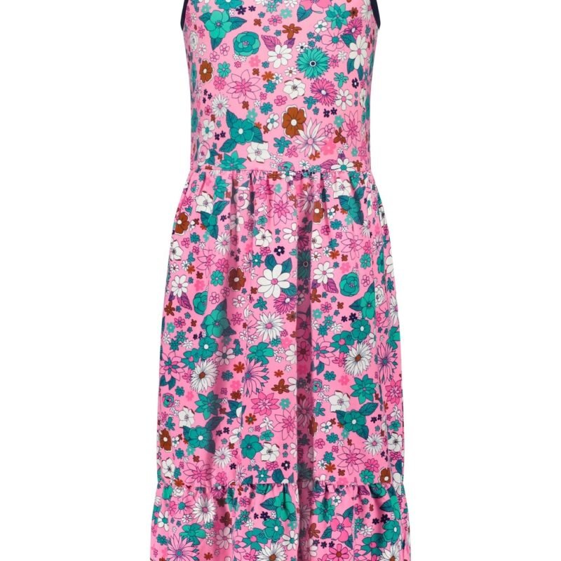 B.Nosy Meisjes jurk midi - Cute flower AOP B.Nosy Meisjes jurk midi - Cute flower AOP Materiaal 95% SCO 5% EA