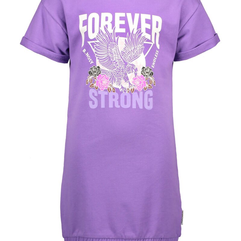 B.Nosy Meisjes jurk sweat - Lilac B.Nosy Meisjes jurk sweat - LilacMateriaal French terry 95% cotton 5% ea