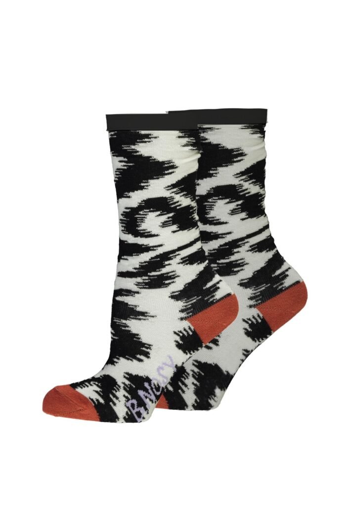 B.Nosy Meisjes kniekousen - Zebra Banana B.Nosy Meisjes kniekousen - Zebra BananaKnitting 78% COT