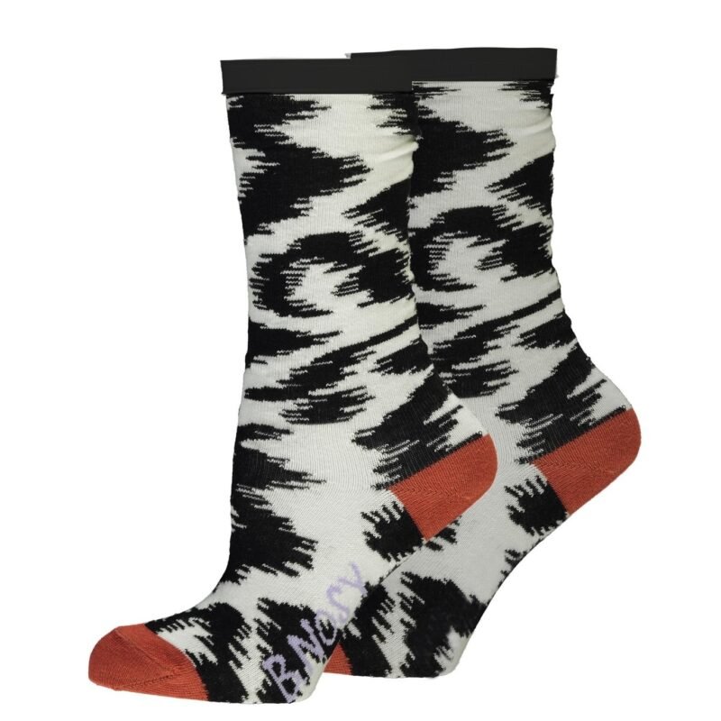 B.Nosy Meisjes kniekousen - Zebra Banana B.Nosy Meisjes kniekousen - Zebra BananaKnitting 78% COT