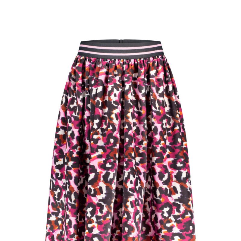 B.Nosy Meisjes midi rok - Something leo AOP B.Nosy Meisjes midi rok - Something leo AOPWoven 60% cotton 40% polyamide 95 gsm as SS'22 (soft feeling) + lining