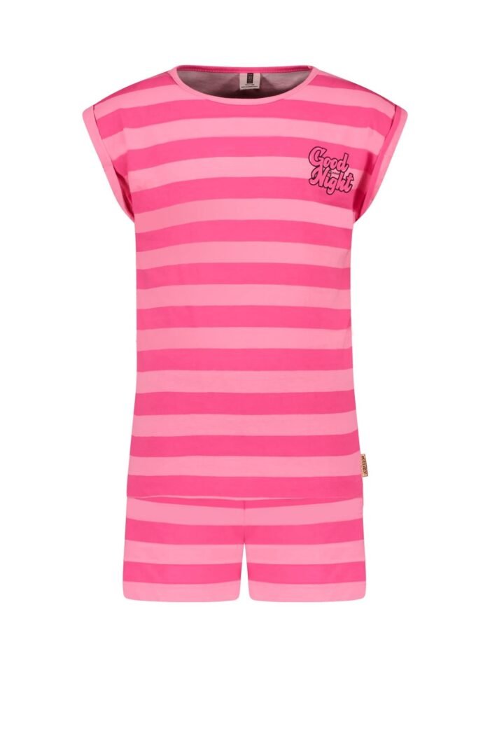 B.Nosy Meisjes pyjama - Cute streep B.Nosy Meisjes pyjama - Cute streep100% SCO