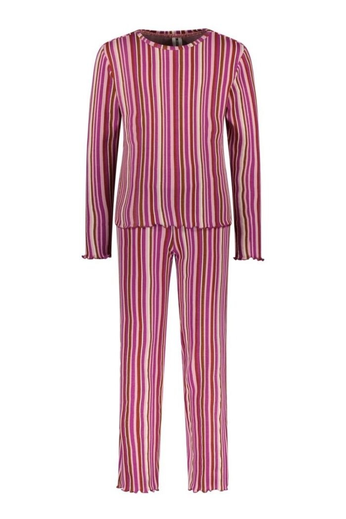 B.Nosy Meisjes pyjama - Zahra - Gleeful streep AOP B.Nosy Meisjes pyjama - Zahra - Gleeful streep AOPMateriaal 95% GOTS