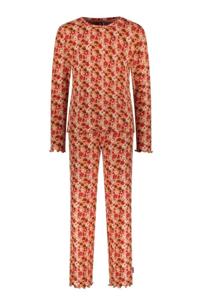 B.Nosy Meisjes pyjama - Zahra - Special bloemen AOP B.Nosy Meisjes pyjama - Zahra - Special bloemen AOPMateriaal 95% GOTS