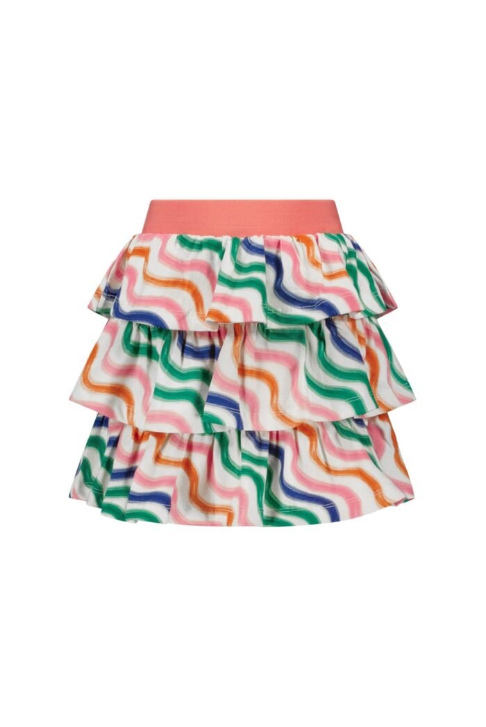 B.Nosy Meisjes rok 3-laags - Sun waves AOP B.Nosy Meisjes rok 3-laags - Sun waves AOP95% SCO 5% EA