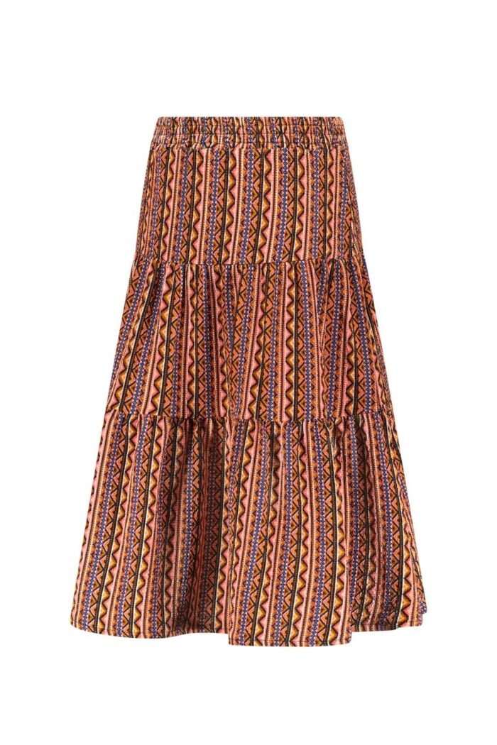 B.Nosy Meisjes rok - Brenda - Blush aztec AOP B.Nosy Meisjes rok - Brenda - Blush aztec AOPMateriaal