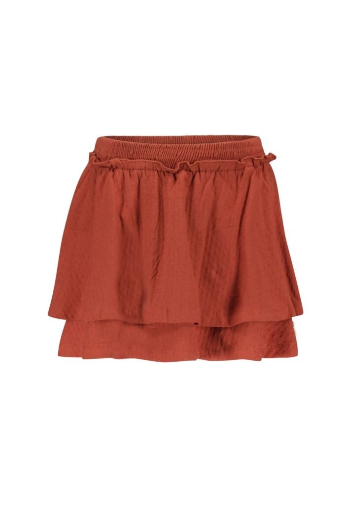 B.Nosy Meisjes rok - Brique B.Nosy Meisjes rok - BriqueMateriaal Structure dot jersey 95% cott