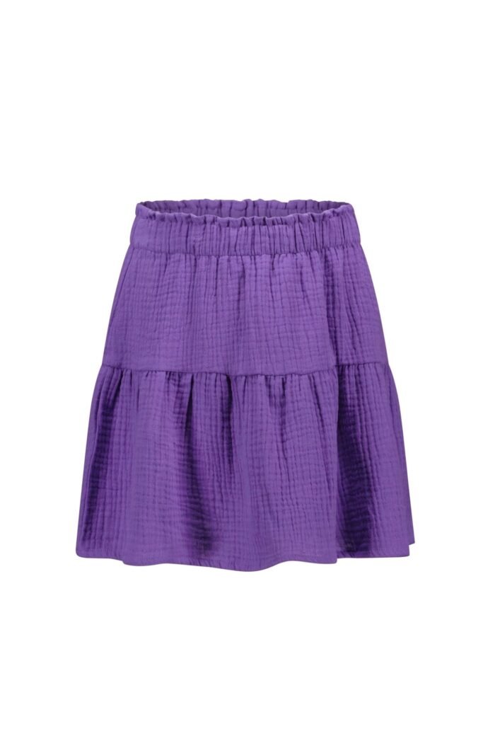 B.Nosy Meisjes rok - Grape paars B.Nosy Meisjes rok - Grape paarsMateriaal Mousseline 100% cotton 135 gsm