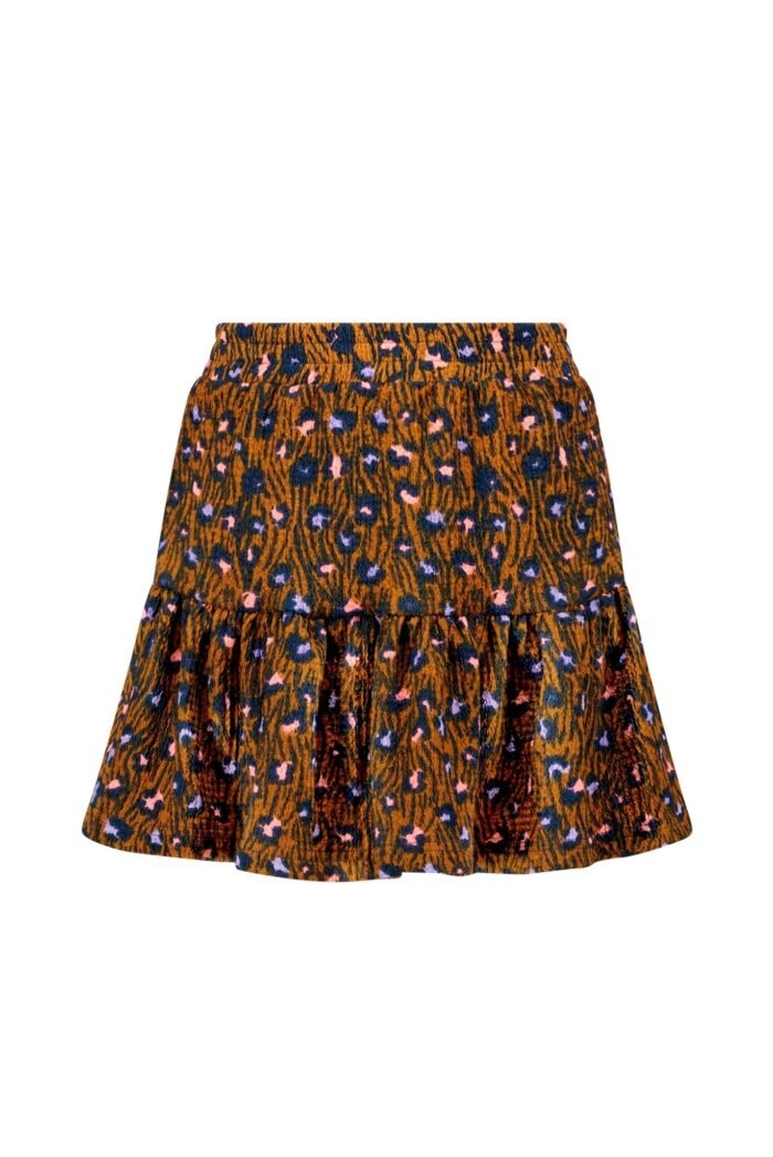 B.Nosy Meisjes rok - Joyful peanut leo AOP B.Nosy Meisjes rok - Joyful peanut leo AOP99% PE 1% EA