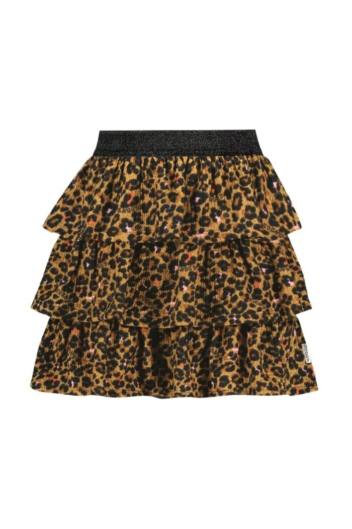 B.Nosy Meisjes rok - Ruby - Luipaard pop B.Nosy Meisjes rok - Ruby - Luipaard popMateriaal 95% RPE 5% EA
