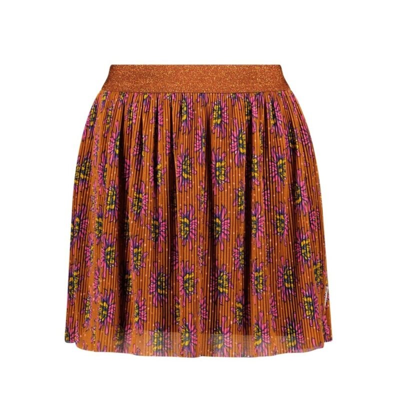 B.Nosy Meisjes rok bruin - Ofelia - Original bloemen B.Nosy Meisjes rok bruin - Ofelia - Original bloemenMateriaal 100% PE