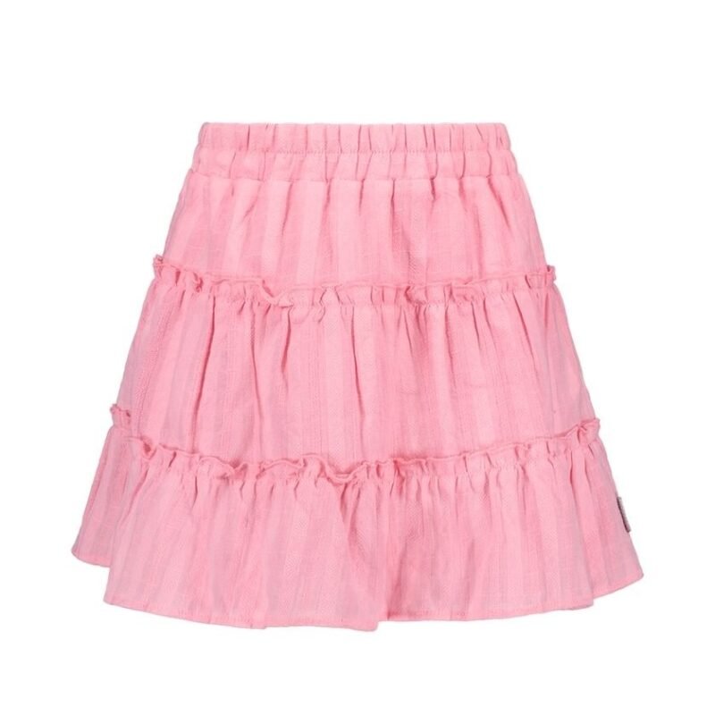 B.Nosy Meisjes rok embroidery - Sue - Sugar roze B.Nosy Meisjes rok embroidery - Sue - Sugar rozeMateriaal
